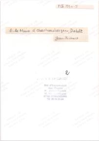 Bürgermeister Jean-Richard Dieboldhält eine Rede zur Einweihung der Gedenktafel zu Ehren von Albert Schweitzer am Pfarrhaus Oberhausbergen