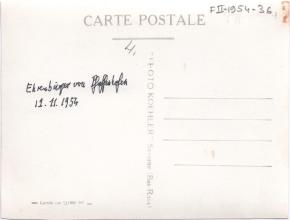 Ernennung Albert Schweitzers zum Ehrenbürger von Pfaffenhofen mit Ernest Biedermann
