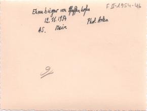 Ernennung Albert Schweitzers zum Ehrenbürger von Pfaffenhofen mit Ernest Biedermann