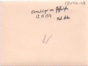 Ernennung Albert Schweitzers zum Ehrenbürger von Pfaffenhofen
