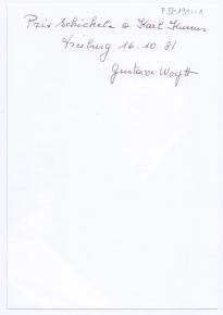Gustave Woytt bei der Verleihung des Schickele-Preises in Freiburg an Karl Kurrus