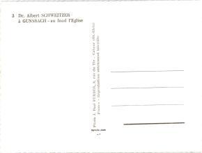 Albert Schweitzer, Gunsbach 1957