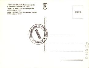Albert Schweitzer, Gunsbach 1957