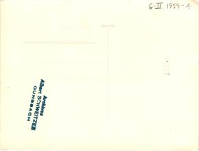 Albert Schweitzer, Gunsbach 1959