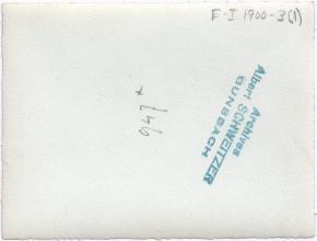 Reise von Suzanne Harth nach Oberammergau, 1900