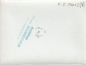 Reise von Suzanne Harth nach Oberammergau, 1900