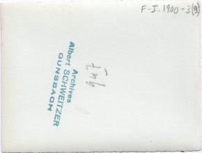 Reise von Suzanne Harth nach Oberammergau, 1900