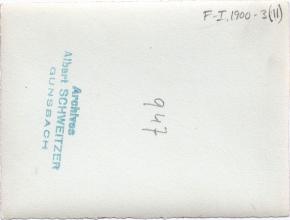 Reise von Suzanne Harth nach Oberammergau, 1900