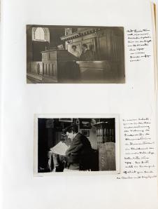 A. Schweitzer m. Schülerin an der Orgel & in seinem Arbeitszimmer (St. Nicolai)