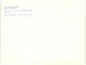 Albert Schweitzer-Statue in Gunsbach