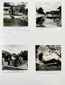 4 Aufnahmen aus August 1964 von Bauarbeiten/ Neubauten