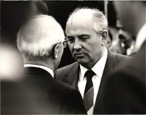 Erich Honecker und Michail Gorbatschow