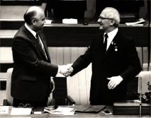 Erich Honecker und Michail Gorbatschow