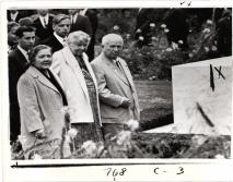 Chruschtschow am Grab von Roosevelt