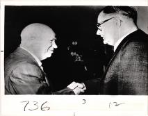 Nikita Chruschtschow und Julius Raab