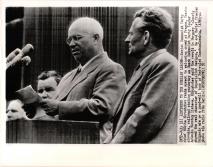 Nikita Chruschtschow und Antonin Novotny